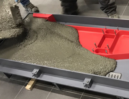 First concrete casting